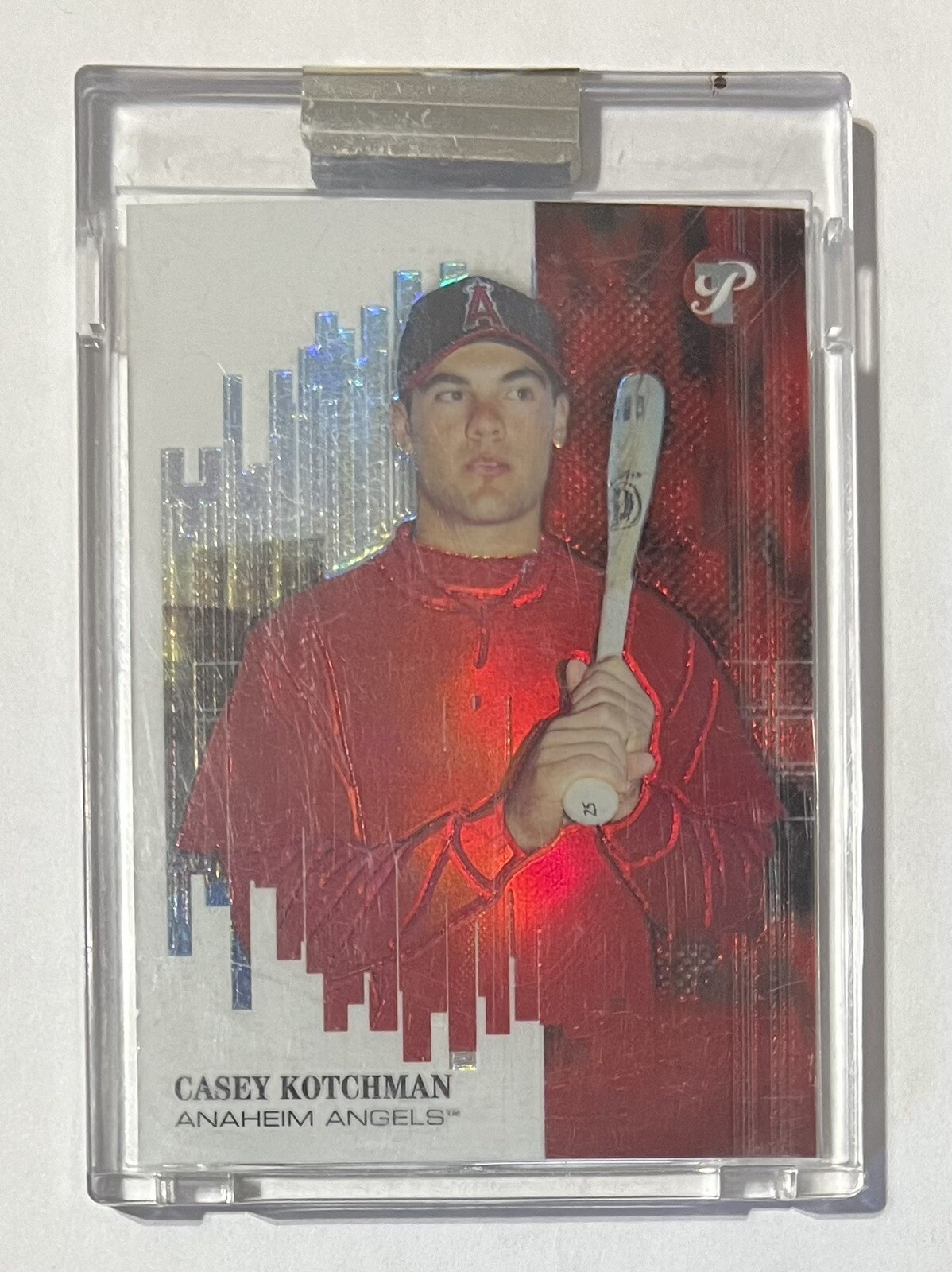 Casey Kotchman 2002 Topps Pristine Encased Sealed REFRACTOR Card #161 - 320/799
