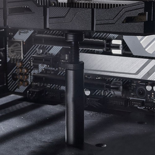 Liftable Video Card Sag Holder Adjustable Telescopic Rotary Screw Aluminum Alloy - Afbeelding 2 van 18