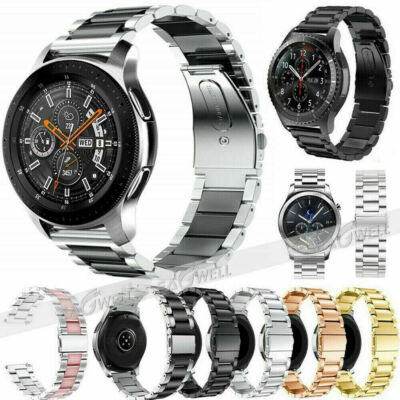For Huami Amazfit GTR 47mm Light Solid Stainless Steel Watch Band Strap Bracelet