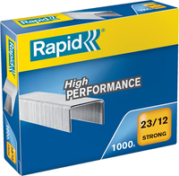 Rapid Heftklammern (23/12 Mm, Strong, Verzinkt) 1000 StüCk