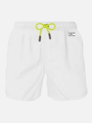 Saint Barth Herren Badeshorts Weiß Größe XL
