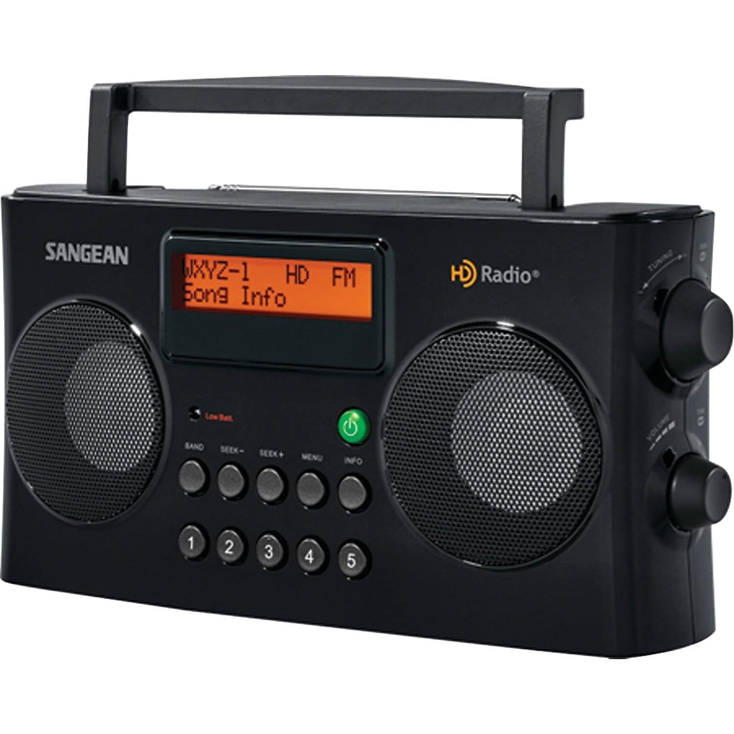 Sangean HDR-16 HD Radio/FM-Stereo/AM Portable Radio,Portable AM/FM Radios