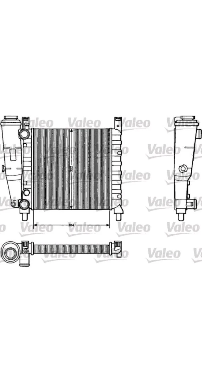 RADIATORE RAFFREDDAMENTO MOTORE MARELLI FIAT BRAVO II 1.6 MULTIJET 77