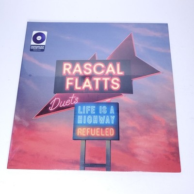 Rascal Flatts - Life Is A Highway Refueled Duets Blue Vinyl Record LP Sealed New