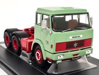 Ixo 1/43 - Henschel Hs 19 Ts 1966 Green Diecast Scale Model Truck