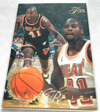 1995-96 Flair Basketball Glen Rice Miami Heat base card #72