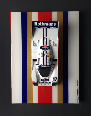 1/18 Porsche 962 C #17 Rothmans 1987 Le Mans Win Spark Wall Hanging Model Mount