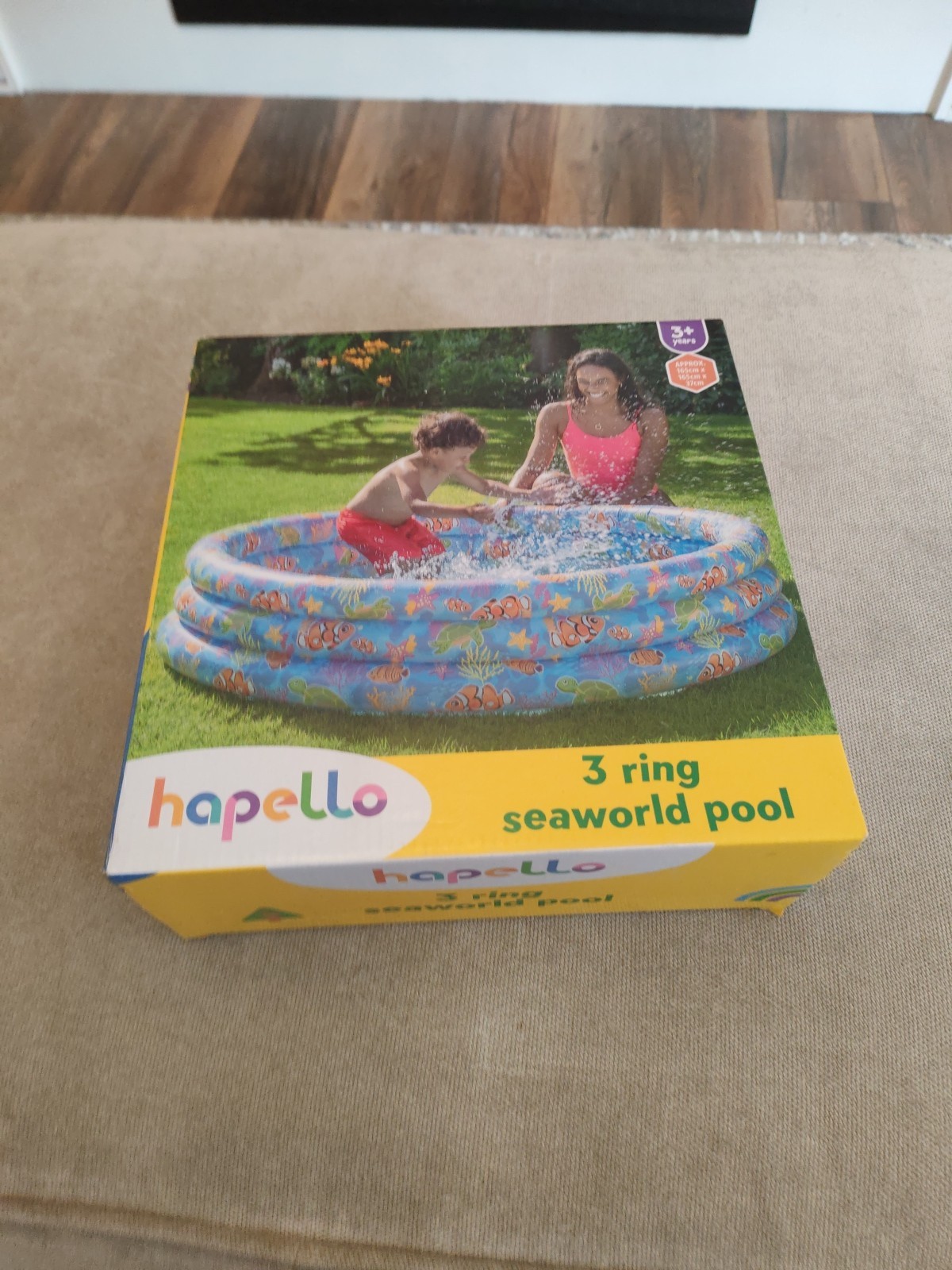 Piscina infantil Hapello de 3 anillos Sea World