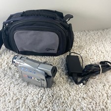 Canon ZR65MC Mini DV Digital Video Camcorder Battery Charger Camera Bag Tested