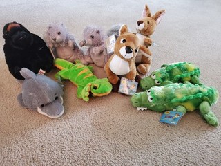toys animals lot vintage