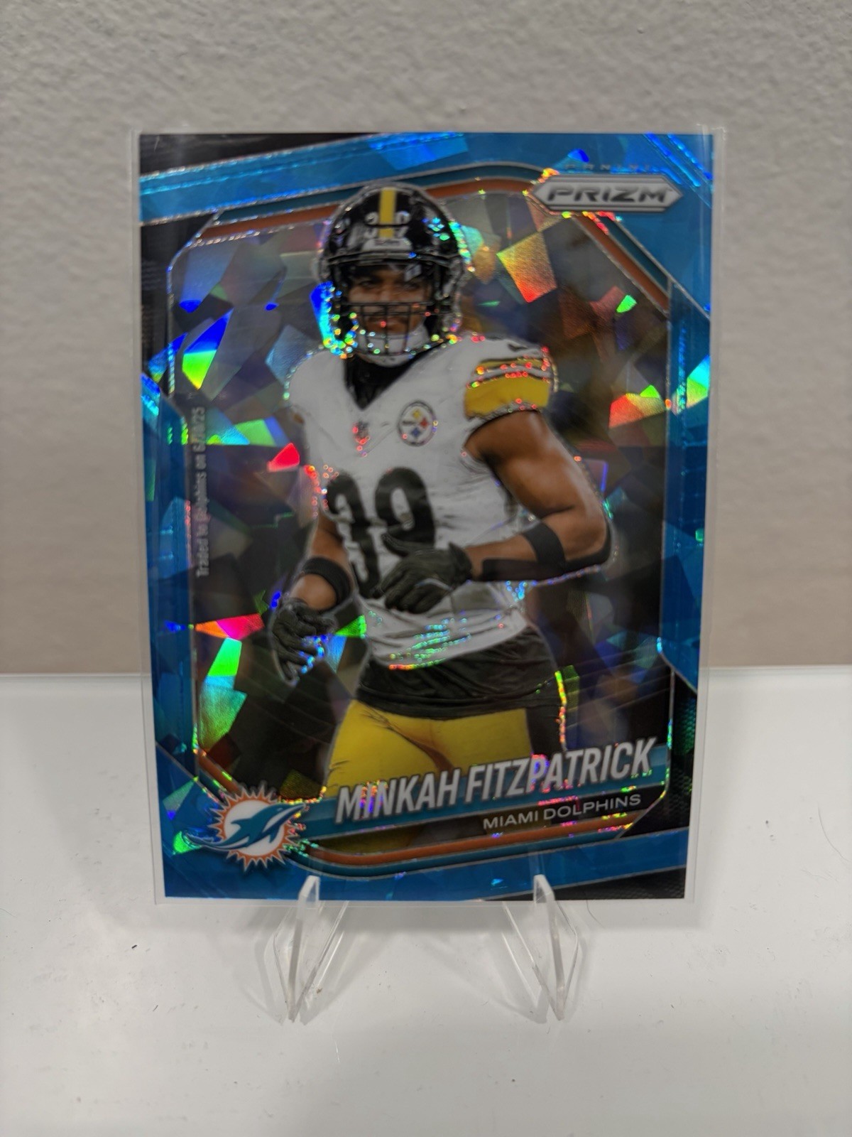 2025 Panini Prizm Minkah Fitzpatrick Blue Ice /99 #132 Miami Dolphins