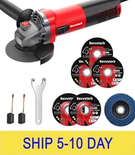 Angle Grinder, 7.5-Amp 4 1/2 inch Electric Grinder Power Tools 12000 RPM with Cu