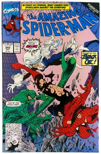 Amazing Spider-Man #342 1990 Marvel Comics VF Comic Book Direct