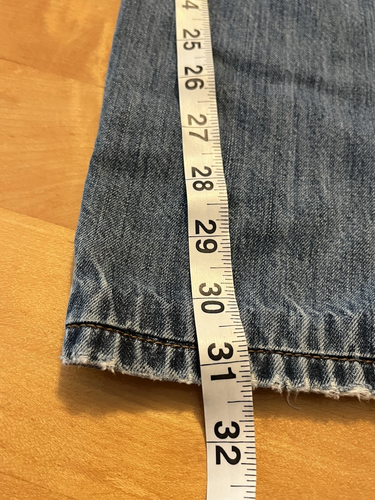 Incotex Blue Jeans Cinquetasche Straight Broken In Distress Men Size 36/31 Italy - Picture 14 of 20