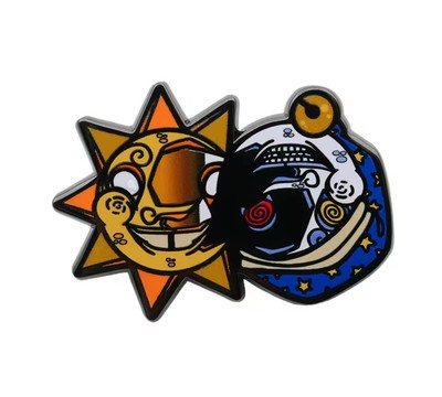 Soul Eater Sonne & Mond Metall Emaille Pin Anstecker Logo japanischer Manga Anime