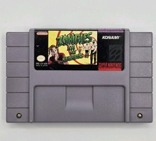 Zombies Ate My Neighbors (Super Nintendo SNES) Video Game Authentic VG Tested*
