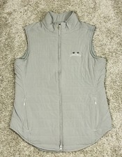 FootJoy Golf Vest Women?s Small Gray Quilted Full Zip Lightweight Stono Ferry SC