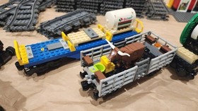 LEGO City Cargo Train 60052 High-speed Passenger Train 60051 Set Used W/Manuals