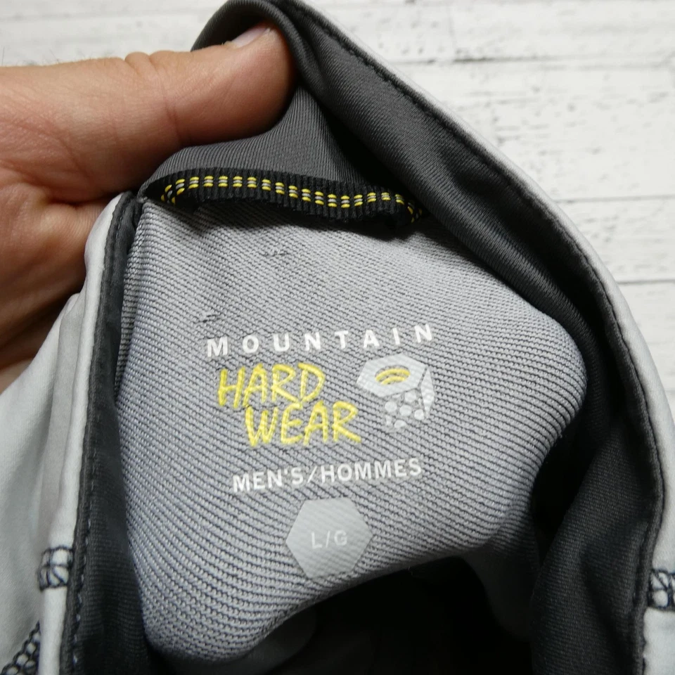 Chaqueta Mountain Hardwear Para Hombre Grande Gris Air Shield Active Softshell Performance Foto 4 de 4