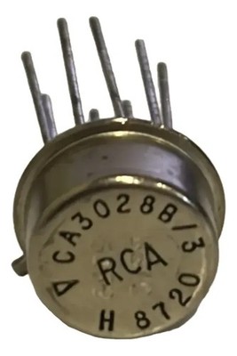 RCA CA3028B RF Differential Amplifier IC TO-5 NOS Genuine