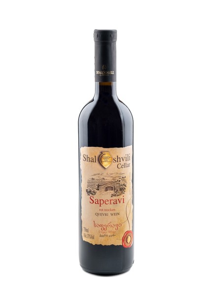 Saperavi Qvevri Shaloshvili 2018 Rotwein Trocken Wein Aus Georgien-image