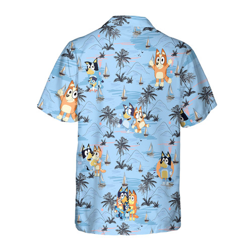 Bluey HAWAIIAN Shirt, Bluey HAWAIIAN Dad Life Family Shirt US New - Picture 3 of 6