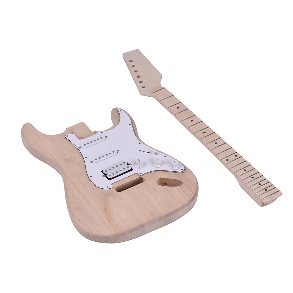 Kit De Guitare électrique ST Style à Monter Soi-même Corps En Tilleul Manche En