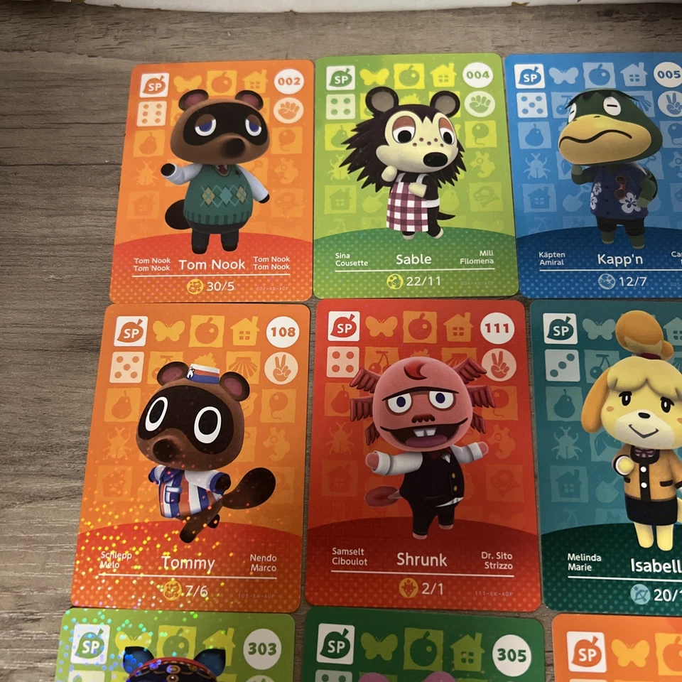 lot de  31. cartes animal crossing - Photo 2/4
