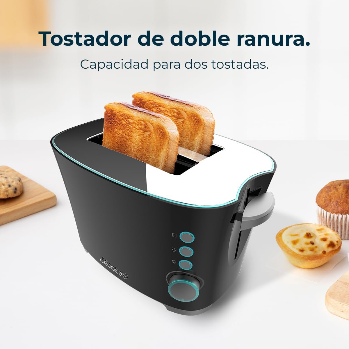Tostapane Cecotec Toast&Taste Double B: 650W e Pop-Up Automatico - 3
