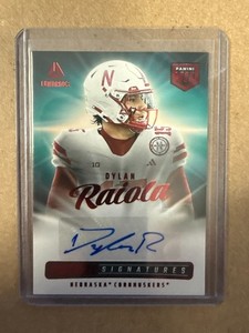 2025 Panini Luminance Future SIgnatures NIL Dylan Raiola AU Red