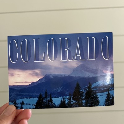 Postcard Colorado Molas Peak near Silverton San Juan County MINT Unused