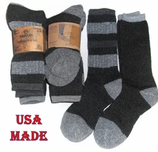 2 Pairs Womens Magellan Soft Acrylic Merino Wool Blend Cushioned Thermal Socks