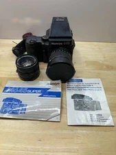 Mamiya M645 Super AE Prism Finder + Sekor C 80mm f/2.8 N And 45mm Manuals