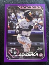 2024 Topps Series 2 - Charlie Blackmon #431 Purple - Meijer Exclusive - ROCKIES
