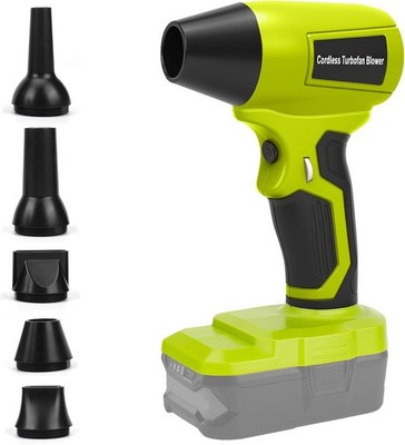 Handheld Leaf Blower for Ryobi 18V Battery 130,000 RPM Brushless Cordless Blower