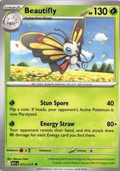 Beautifly 013/217 Mega Evolution: Ascended Heroes Uncommon Pokemon Card