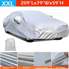 2xl Full Sedan Car Cover Waterproof Outdoor Snow Rain Dust Uv Resistant Protect