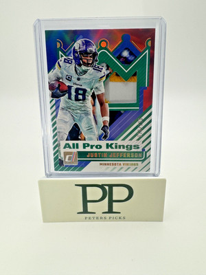 2025 Donruss 'All Pro Kings' JUSTIN JEFFERSON #APK-JJN 3 COLOR PATCH /100