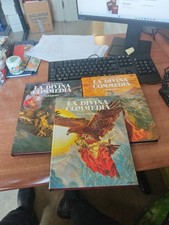 LA DIVINA COMMEDIA - DANTE ALIGHIERI TRE VOLUMI FAMIGLIA CRISTIANA