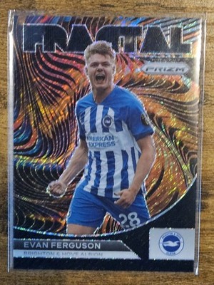 Evan Ferguson Fractal Black Shimmer 1/1 2023 Prizm Premier League Rookie Card