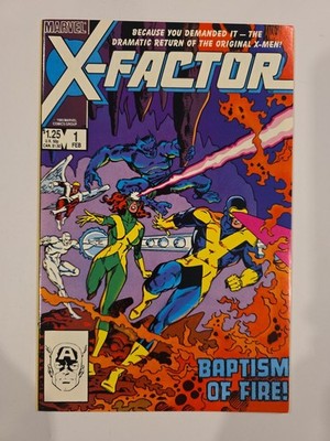 X-Factor #1 KEY 1st Team App of X-Factor High 1986