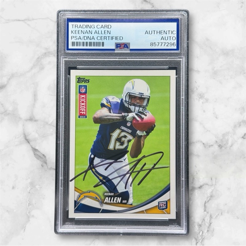 Keenan Allen Signed 2013 Topps Kickoff Rookie RC Auto PSA/DNA