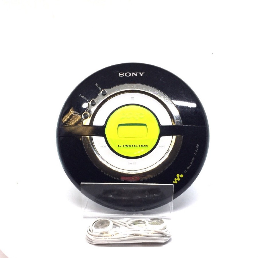 Sony Psyc Walkman Portable CD Player - Black (D-EJ100/BC) | eBay