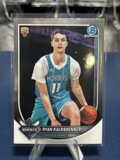 2025-26 Bowman Chrome #BCV-34 Ryan Kalkbrenner RC Charlotte Hornets