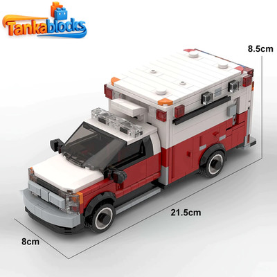 MOC-127800 FDNY EMS New York Ambulance Building blocks Set 728pcs