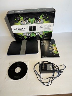 Linksys EA6200 Smart Wi-Fi Router AC 900 Perfect For Video Streaming W/ Box
