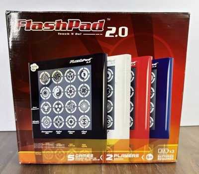 Flashpad 2.0 Touch N Go White Version 5 Different Games On 1 Pad New In Box