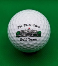 The White House Golf Team logo golf ball