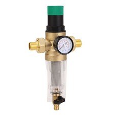 Water Pressure Regulator 1/2 Inch DN15 Reusable Brass Pressure Reducing Valve