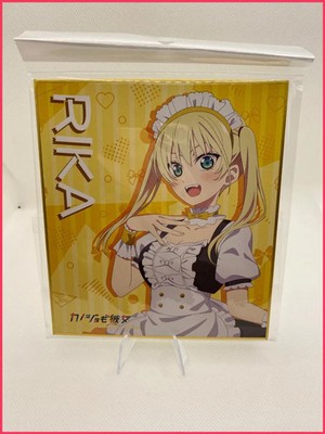 Kanojo mo Kanojo Shikishi - Rika Hoshizaki Anime Manga Merch *NEU* Orig. Japan